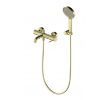 Смеситель для ванны с душем WONZON & WOGHAND, Брашированное золото (WW-88639017-BG)