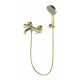 Заказать Смеситель для ванны с душем WONZON & WOGHAND, Брашированное золото (WW-88639017-BG) в магазине сантехники Santeh-Crystal.ru