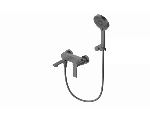 Смеситель для ванны с душем Wonzon & Woghand, Темный графит (WW-88037079-BGM)