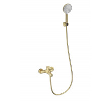 Смеситель для ванны с душем WONZON & WOGHAND, Брашированное золото (WW-AE3204-BG)