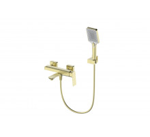 Смеситель для ванны с душем WONZON & WOGHAND, Брашированное золото (WW-88639011-BG)