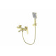 Купить Смеситель для ванны с душем WONZON & WOGHAND, Брашированное золото (WW-88639011-BG) в магазине сантехники Santeh-Crystal.ru