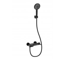 Смеситель для ванны с душем WONZON & WOGHAND, Черный матовый (WW-A30902-MB)