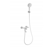 Смеситель для ванны с душем WONZON & WOGHAND, Белый матовый (WW-FE05L221-MW)