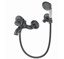 Смеситель для ванны с душем Wonzon & Woghand, Темный графит (WW-88639008-BGM)