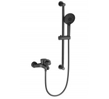 Смеситель для ванны с душевым гарнитуром WONZON & WOGHAND, Темный графит (WW-C2501-BGG)