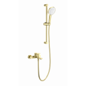 Смеситель для ванны с душевым гарнитуром WONZON & WOGHAND, Брашированное золото (WW-C2036-BG)