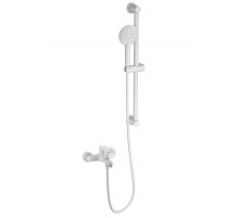 Смеситель для ванны с душевым гарнитуром WONZON & WOGHAND, Белый матовый (WW-AE3205-MW)