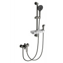 Смеситель для ванны с душевым гарнитуром WONZON & WOGHAND, Темный графит (WW-A31003-BGG)