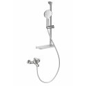 Смеситель для ванны с душевым гарнитуром WONZON & WOGHAND, Хром (WW-AE3201-CR)