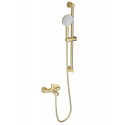 Смеситель для ванны с душевым гарнитуром WONZON & WOGHAND, Брашированное золото (WW-AE3205-BG)