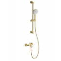 Смеситель для ванны с душевым гарнитуром WONZON & WOGHAND, Брашированное золото (WW-4560-BG)