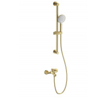 Смеситель для ванны с душевым гарнитуром WONZON & WOGHAND, Брашированное золото (WW-4560-BG)