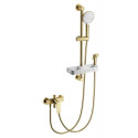 Смеситель для ванны с душевым гарнитуром WONZON & WOGHAND, Брашированное золото (WW-A31003-BG)