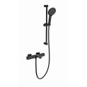 Смеситель для ванны с душем и термостатом WONZON & WOGHAND, Черный матовый (WW-C2011-A-MB)