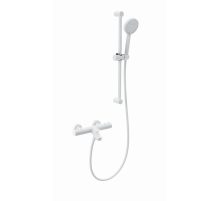 Смеситель для ванны с душем и термостатом WONZON & WOGHAND, Белый матовый (WW-C2002-A-MW)