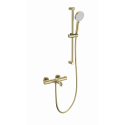 Смеситель для ванны с душем и термостатом WONZON & WOGHAND, Брашированное золото (WW-C2006-A-BG)