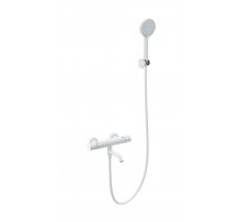 Смеситель для ванны с душем и термостатом WONZON & WOGHAND, Белый матовый (WW-B3029-A1-MW)