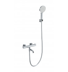 Смеситель для ванны с душем и термостатом WONZON & WOGHAND, Хром (WW-B2065-A1-CR)