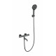 Приобрести Смеситель для ванны с душем и термостатом WONZON & WOGHAND, Темный графит (WW-B2065-A1-BGG) в магазине сантехники Santeh-Crystal.ru