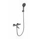 Приобрести Смеситель для ванны с душем и термостатом WONZON & WOGHAND, Темный графит (WW-B3013-A1-BGG) в магазине сантехники Santeh-Crystal.ru