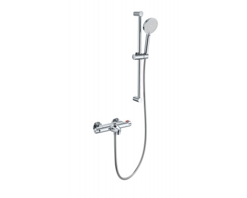 Приобрести Смеситель для ванны с душевым гарнитуром и термостатом WONZON & WOGHAND, Хром (WW-C2001-A-CR) в магазине сантехники Santeh-Crystal.ru