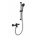 Заказать Смеситель для ванны с душевым гарнитуром и термостатом WONZON & WOGHAND, Черный матовый (WW-C2002-A-MB) в магазине сантехники Santeh-Crystal.ru