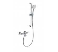 Смеситель для ванны с душевым гарнитуром и термостатом WONZON & WOGHAND, Хром (WW-C2002-A-CR)