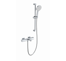 Смеситель для ванны с душем и термостатом WONZON & WOGHAND, Хром (WW-C2011-A-CR)