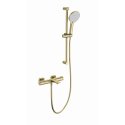 Смеситель для ванны с душем и термостатом WONZON & WOGHAND, Брашированное золото (WW-C2021-A-BG)