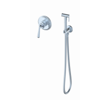 Смеситель с гигиеническим душем встраиваемый Wonzon & Woghand, Хром (WW-88849008-CR)