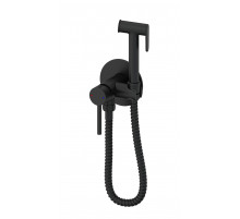Смеситель с гигиеническим душем встраиваемый WONZON & WOGHAND, Черный матовый (WW-88829902-MB)