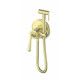 Смеситель с гигиеническим душем встраиваемый WONZON & WOGHAND STEAM, Брашированное золото (WW- 88829008-BG)