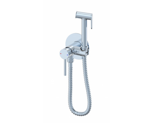 Приобрести Смеситель с гигиеническим душем встраиваемый WONZON & WOGHAND, Хром (WW-88829902-CR) в магазине сантехники Santeh-Crystal.ru