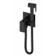 Заказать Смеситель с гигиеническим душем встраиваемый WONZON & WOGHAND, Черный матовый (WW-88829903-MB) в магазине сантехники Santeh-Crystal.ru