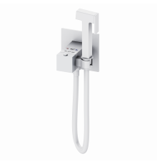 Смеситель с гигиеническим душем и термостатом, встраиваемый WONZON & WOGHAND, Белый матовый (WW-88829910-MW)
