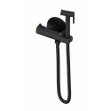 Смеситель с гигиеническим душем и термостатом встраиваемый WONZON & WOGHAND, Черный матовый (WW-88819902-MB)