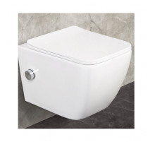 Унитаз подвесной Torino безободковый функция биде (крышка дюропласт-микролифт) Z19-21