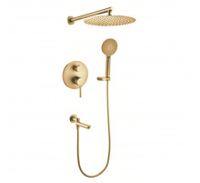 Душевая система встроенного монтажа RIMERO RM2410MG (Матовое золото)