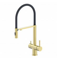 Смеситель для кухни c гибким изливом под фильтр VATTENDORF VF-0022F-BG