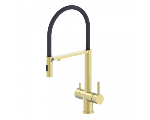 Смеситель для кухни c гибким изливом под фильтр VATTENDORF VF-0022F-BG