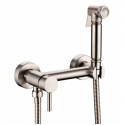 Смеситель с гигиеническим душем RIMERO RM800NK (Никель)