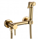 Смеситель с гигиеническим душем RIMERO RM800GO (Золото)