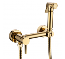Смеситель с гигиеническим душем RIMERO RM800GO (Золото)