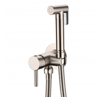 Смеситель встраиваемый с гигиеническим душем RIMERO RM010NK (Никель)