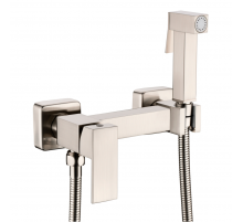 Смеситель с гигиеническим душем RIMERO RM700NK (Никель)