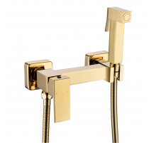 Смеситель с гигиеническим душем RIMERO RM700GO (Золото)