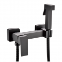 Смеситель с гигиеническим душем RIMERO RM700BL (Черный матовый)