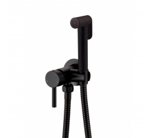 Смеситель встраиваемый с гигиеническим душем RIMERO RM010BL (Черный матовый)