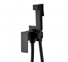 Смеситель встраиваемый с гигиеническим душем RIMERO RM020BL (Черный матовый)